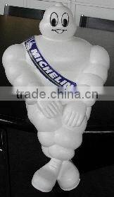 OEM Blow Molding Factory, 3D Cartoon toy,Plastic Doll M ichelin Man.