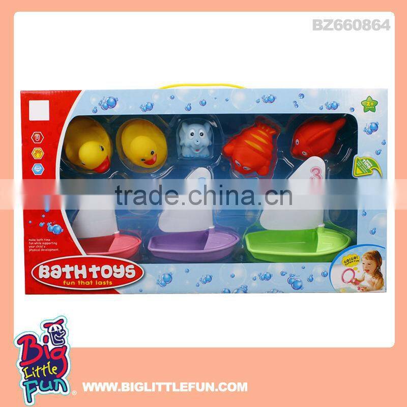 Baby bath set mini basketball toy
