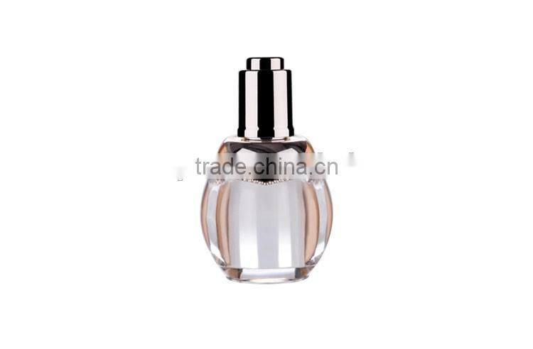 ball shape empty skin essence bottle for oil