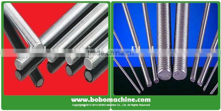 Hydraulic thread rolling machine for steel pipe screw