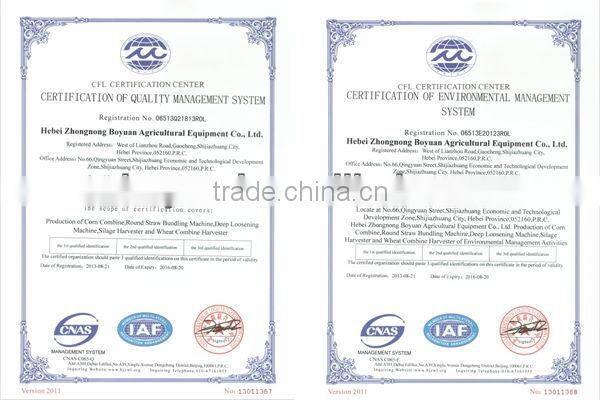 Rice Straw Baler for 55hp PTO Tractor