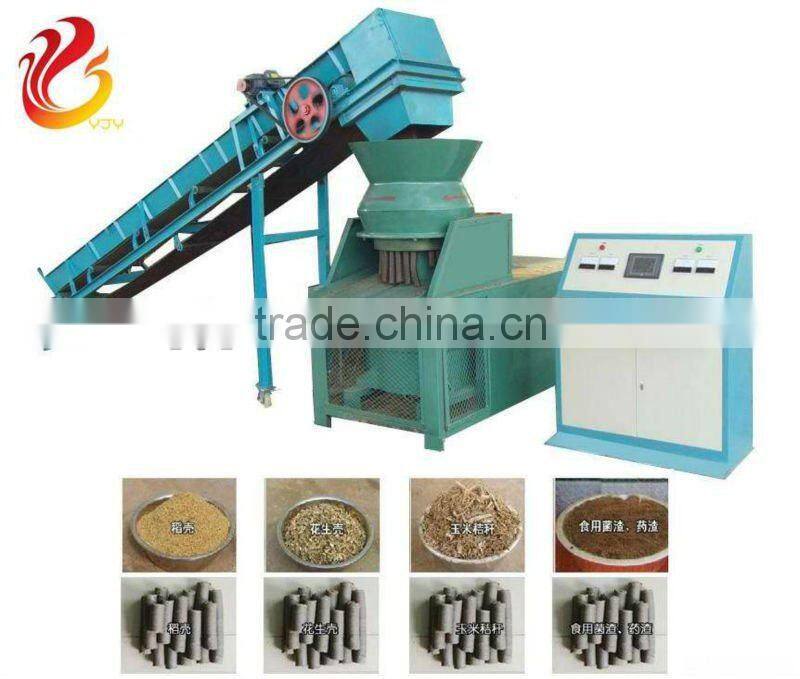 Straw fuel briquetting machine