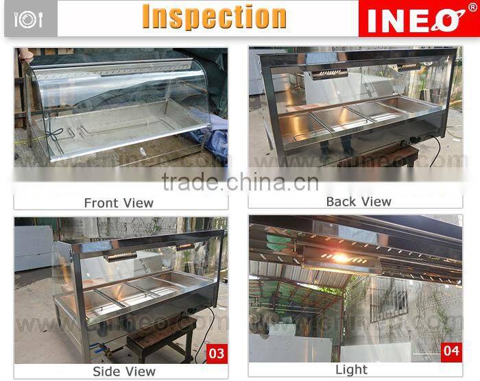 Commercial 8 Pan used food warmer/food warmer for sale