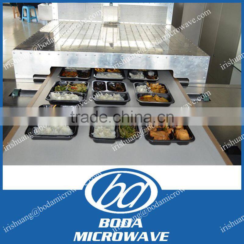 Catering microwave heating machine/ tunnel heat treatment machine/ microwave meal heater