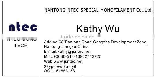 Polyester/PET/PES/Poly Monofilament, polyester mono filament yarn for knitting