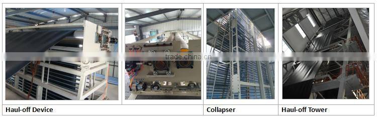 Hdpe textured geomembranes blown film extrusion machine
