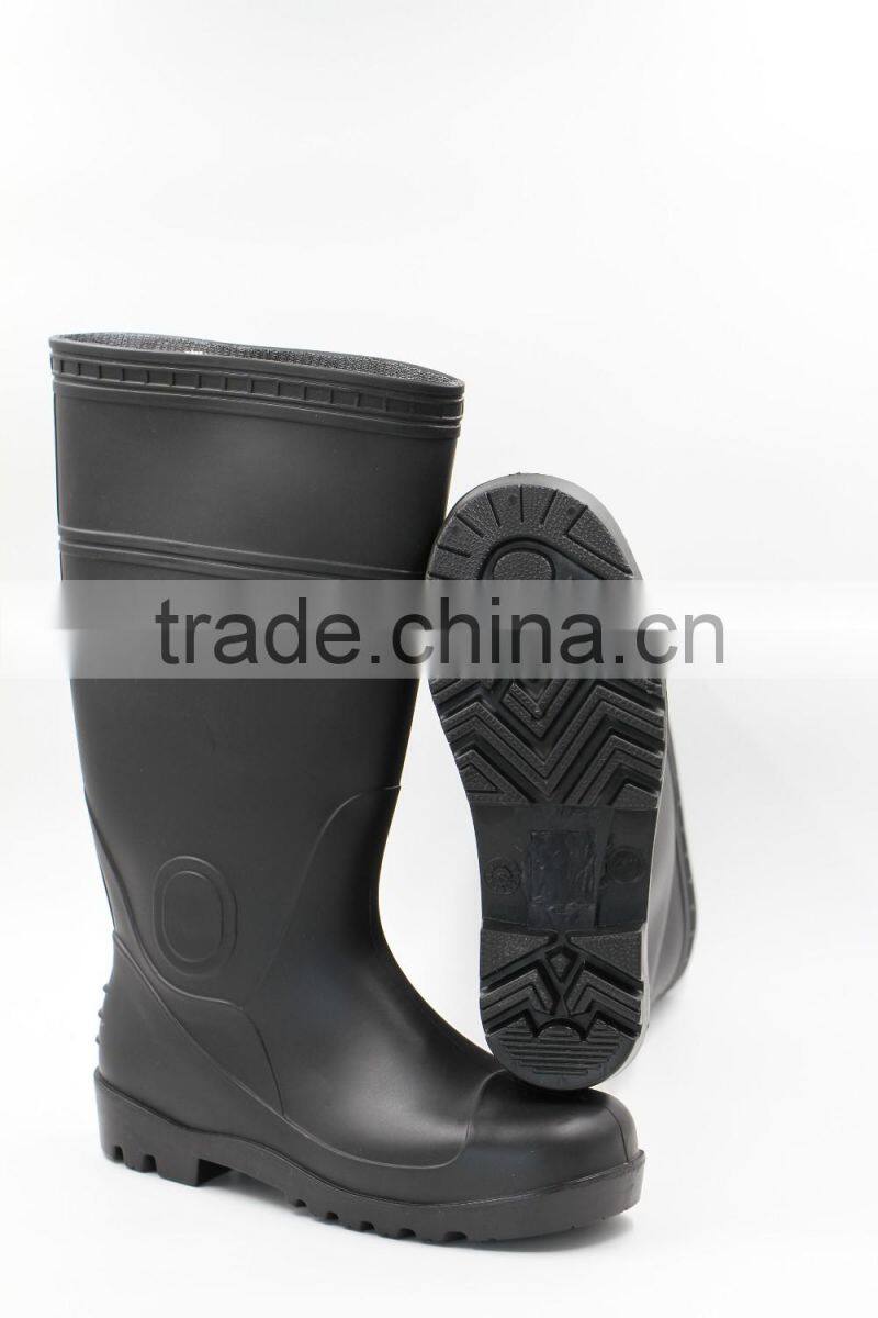 2017 safety gum boots, wellington PVC boots,cheap pvc shoes