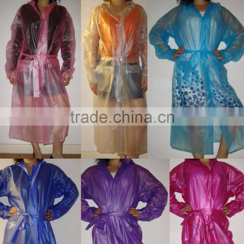 High flexibility raincoat PVC film