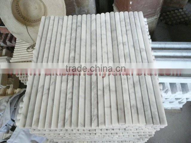 NATURAL ZIARAT WHITE CARRARA WHITE MARBLE PENCIL MOLDING