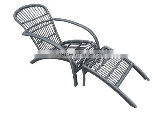 Luxury Outdoor Furniture Rattan Chaise Lounge