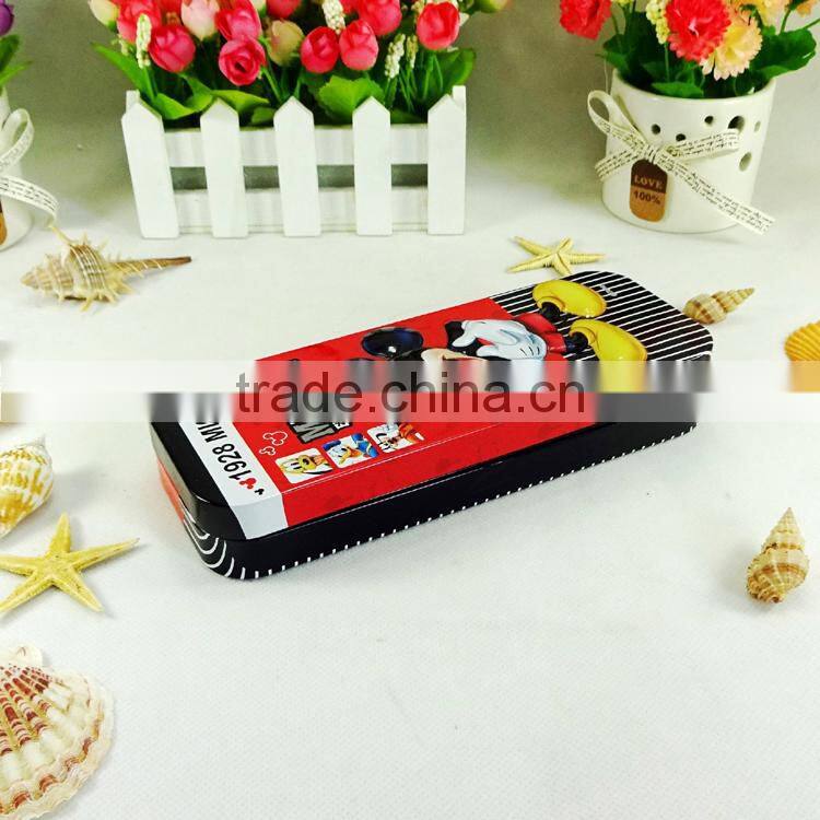 Wholesale pencil tin box rectangle tin box