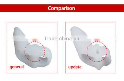 1 Pair Hallux Valgus Bicyclic Thumb Orthopedic Braces Correct Daily Silicone Toe