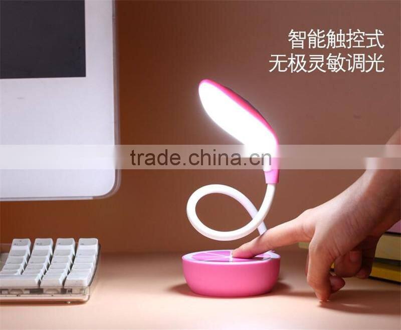 CT-746 New Lemon Lamp LED eye protection desk lamp Foldable study lamp USB Rechargeable Lamps