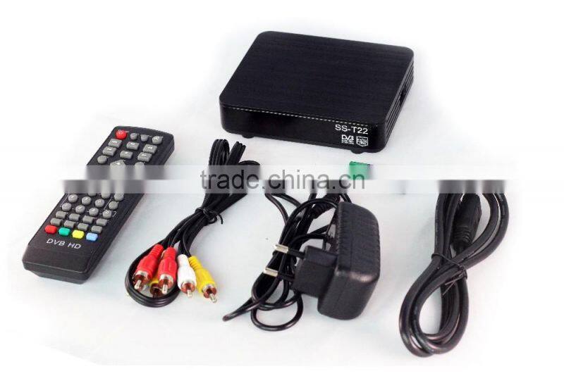 Factory directly HD MPEG4/H.264 DVB-T2 TV Receiver Fully HD DVB-T2 FTA TV BOX