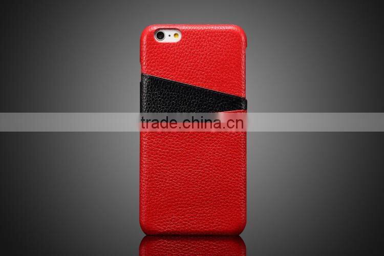 Genuine leather back cover, multi color leather case for iphone 6s / plus