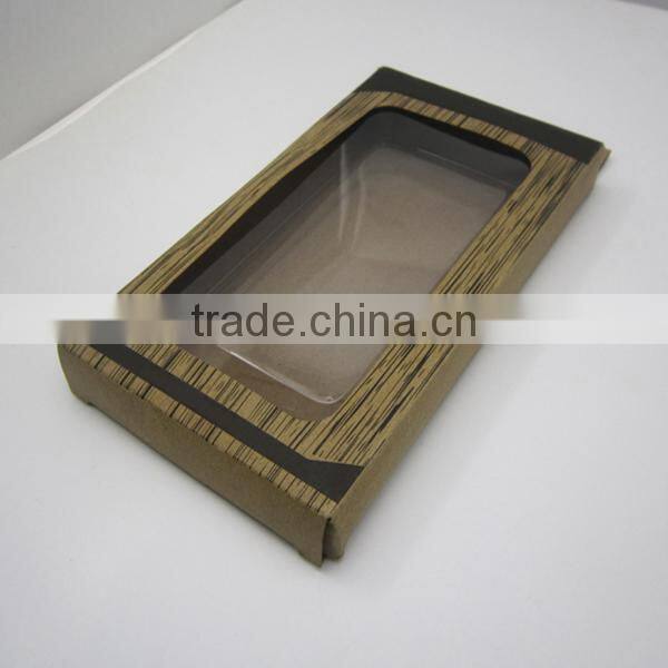 Clear plastic boxes for cell phone, crystal box packaging, high quality packing boxes