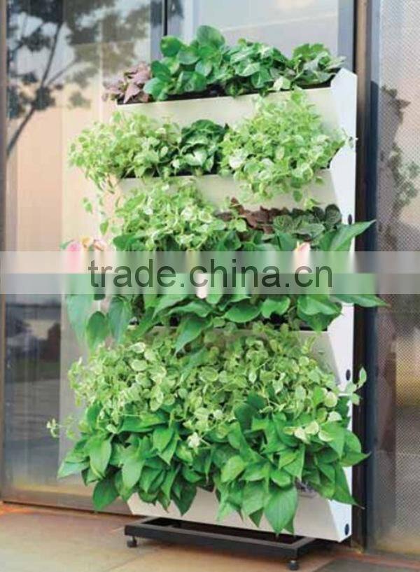 FO-1306 Hot Sale Garden Decorative Vertical Plastic Wall Planter