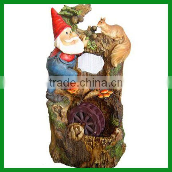 FO-1203 Garden fountain with santa claus decor