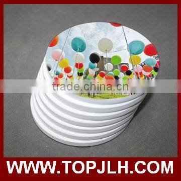 blank porcelain coaster for dye sublimation for porcelain cup coaster