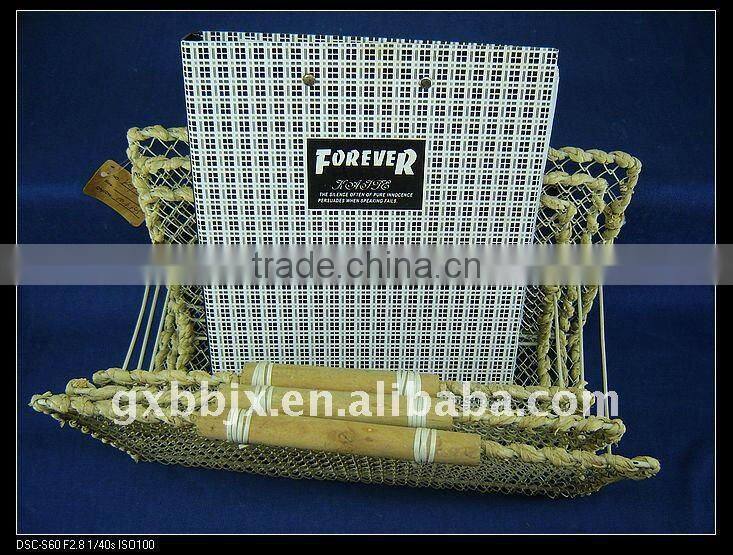 White wire woven storage decorative newspaper holder