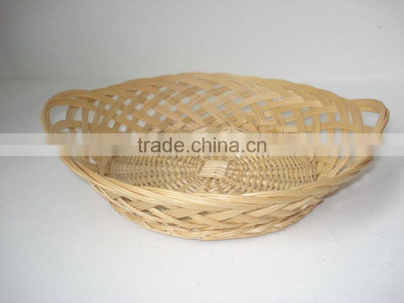 eco-friendly 100%hand woven cheap wicker bread basket