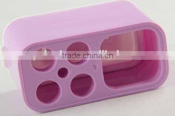 Rectangular double color simple toothbrush holder