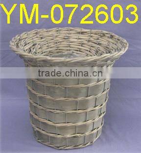 Cheap Wicker Garden Basket in Rectangular Shape