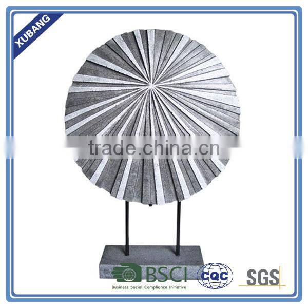 New Design Sandstone Round Plaque Table Decoration