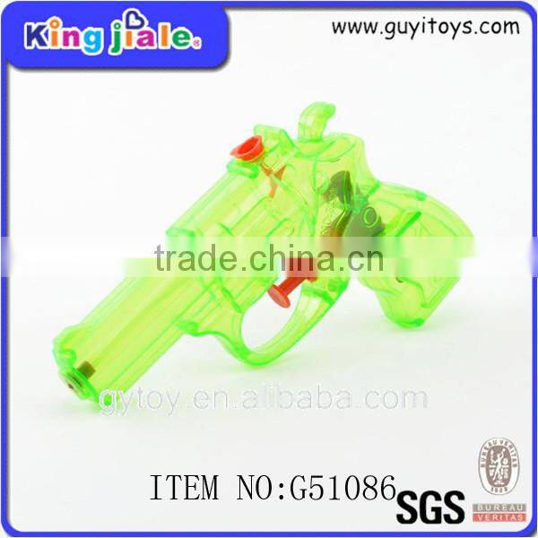 Wholesale cheap customized promotional transparent revolver water gun