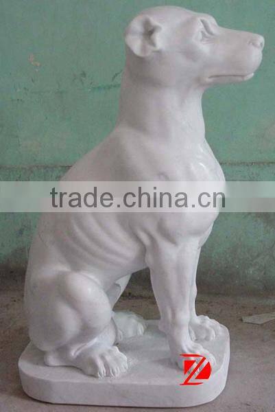 life size dog statues for home decoration