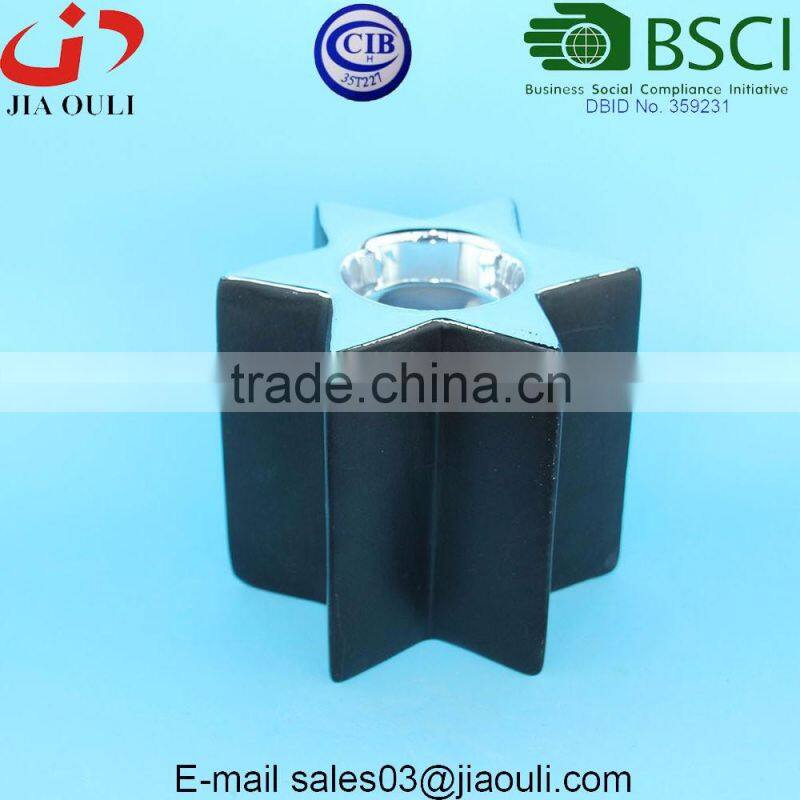 Quality Home decor wedding table centerpieces ceramic silver candle holder