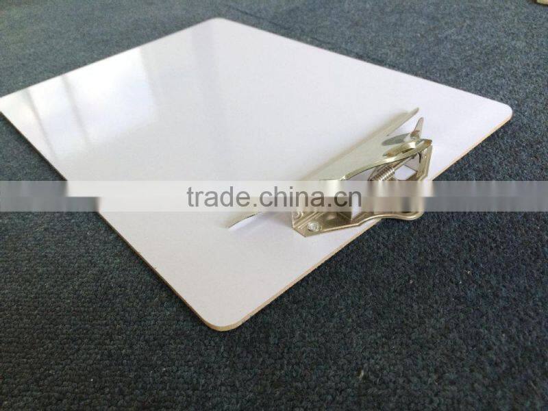 A4 MDF butterfly white clipboard for school and office