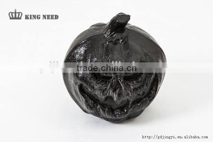 wholesale black pumpkin halloween toys with LED light