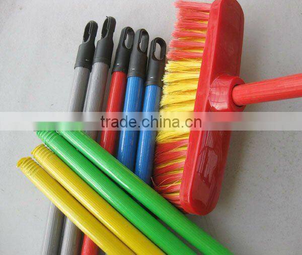 PVC coated wooden parts of the broom