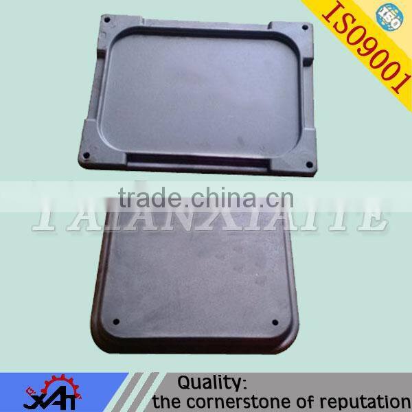 grey iron casting sand casting for construction machinery parts base plate