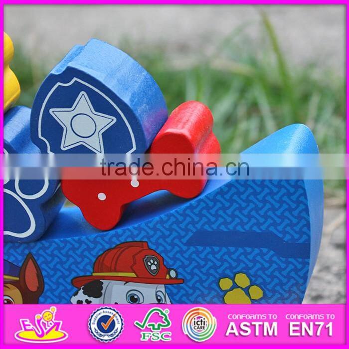 2016 new design educational wooden balance toys for toddlers W11F068