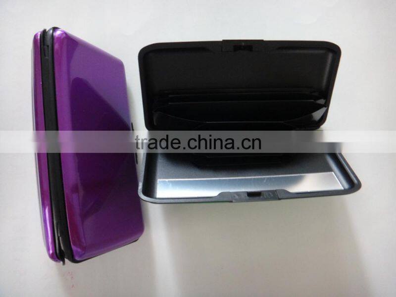 fashion aluminum wallet for girls
