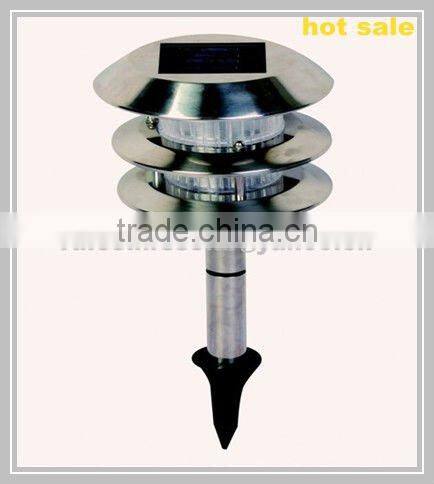 stainless steel solar garden light