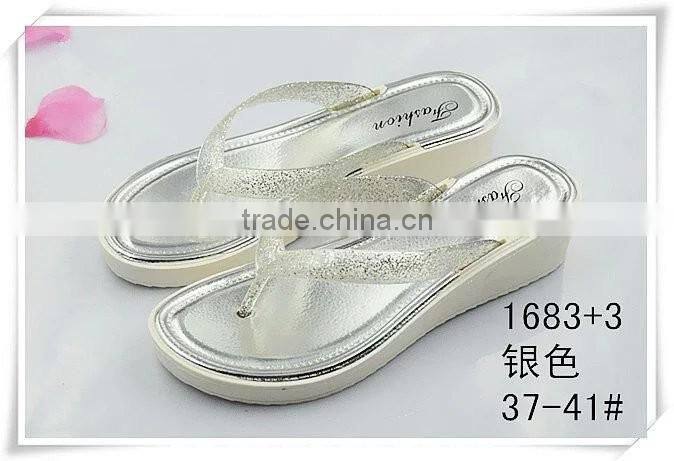 transparent fashion design sandal with high heel