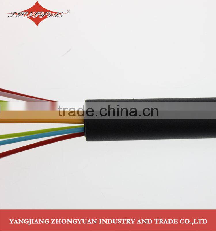 9.5-inch colorful silicone coated wires egg whisk with black plastic handle