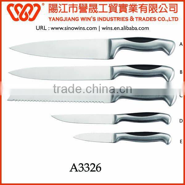 A3326 Hot Sale High Quality 5pcs Stainless Steel Knife Set