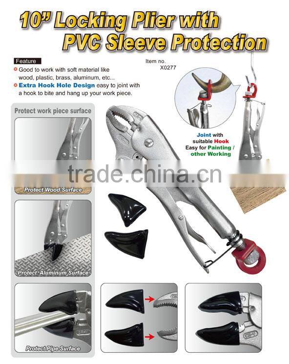 10 in. Locking Plier with PVC Sleeve Protection