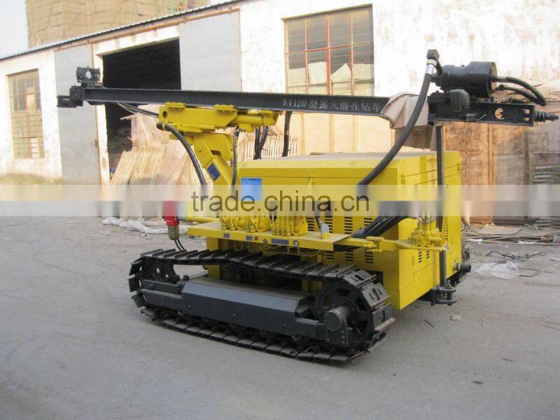 2014-15 China Hot Seller Medium Pressure Crawler Rig KY120 for Mining Borehole