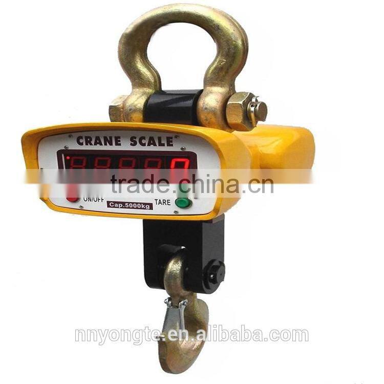 Hanging electric digital 50t wireless crane scale