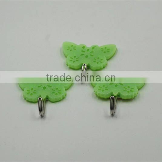 Best saling butterfly pattern decorative animal wall hooks