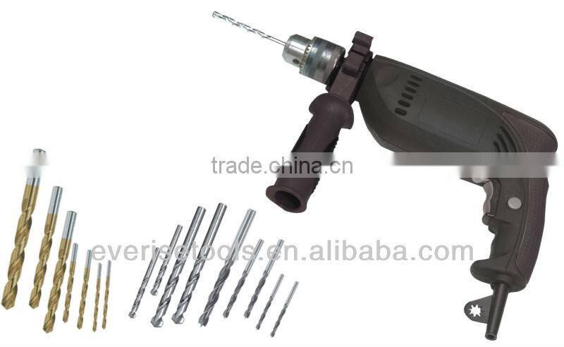 21pcs fantastic wood drill and masonry drill bit set in plastic case