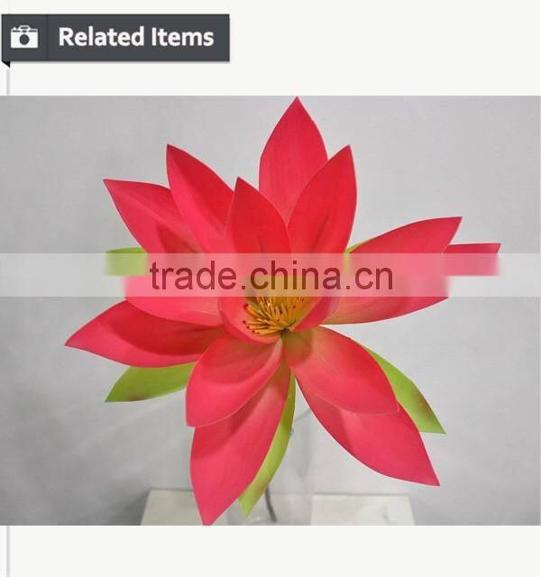 High quality China factory direct sell artificial water lily flowers