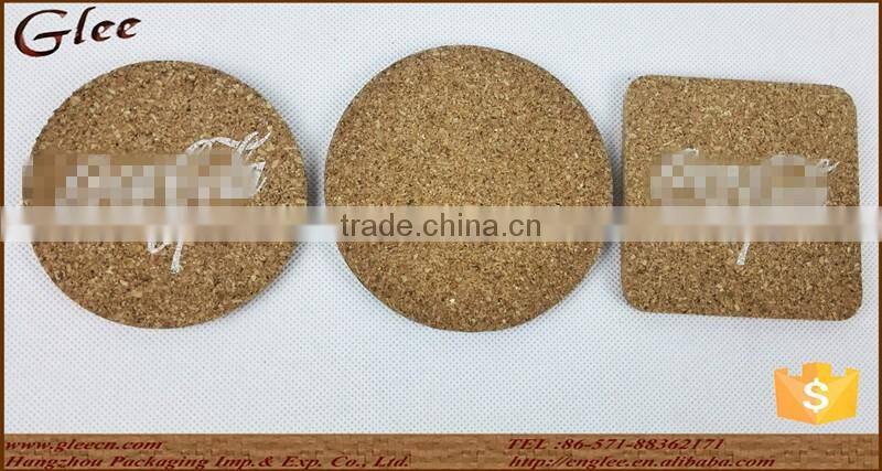 Promotional round cork coaster with excellent price