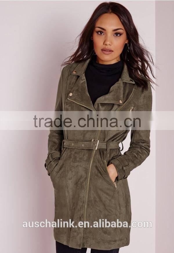 best selling girls faux suede biker jacket low price