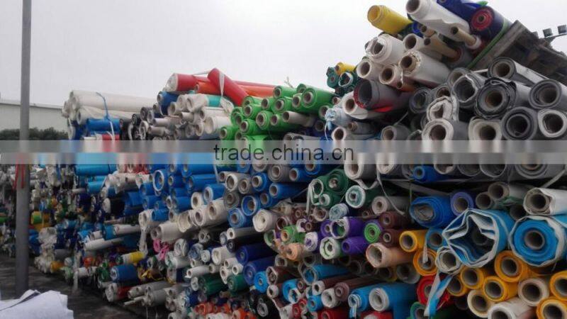 PVC Coated Fabric Tarpaulin For Tent And Cover Stock Lots